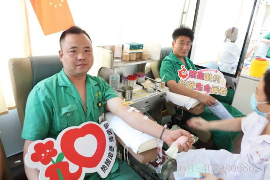 點滴聚愛心,公司組織開展公益獻血活動(圖4) 點滴聚愛心,公司組織開展公益獻血活動(圖4)